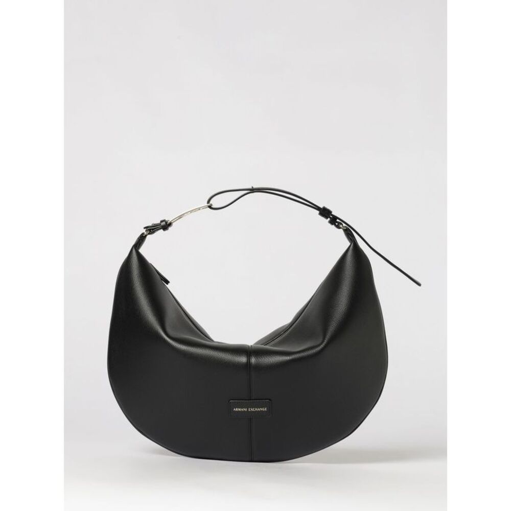 Armani Exchange Women Grained Faux Leather Hobo Bag Armani Exchange